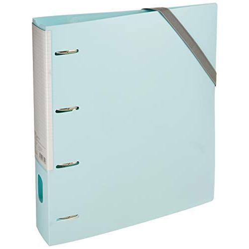ナカバヤシ ファイル どっさり個別 4-Dリングファイル ブルー 67302 | 