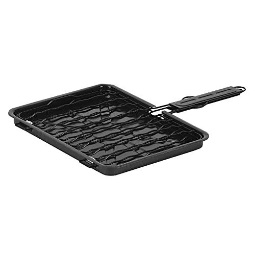 リバティーコーポレーション 魚焼き グリル ガス 焼きくずれにくい 合わせ魚焼 LD-219 旬彩 ブラック | 