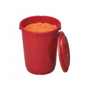 新輝合成 トンボ 漬物容器 味噌だる 25リットル 押し蓋 フタ付き ブラウン 25型 幅37.5×奥行35.5×高さ35.5cm 日本製 | 