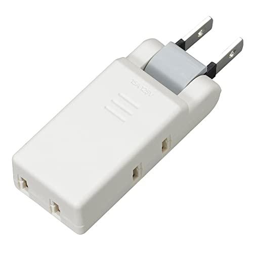 アイメディア(Aimedia) ヤザワ YAZAWA コンセントタップ 電源タップ 3個口 電源ケーブル トリプルタップ スイングプラグ 分岐 | 