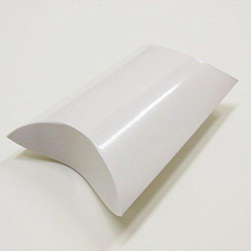 ヘイコー 箱 ギフトボックス ピロー型 AX-5 シロ 8x9.5x3.3cm 10枚 | 