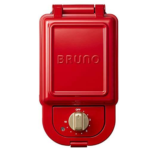 ブルーノ BRUNO ホットサンドメーカー 耳まで焼ける 電気 シングル レッド BOE043-RD | 