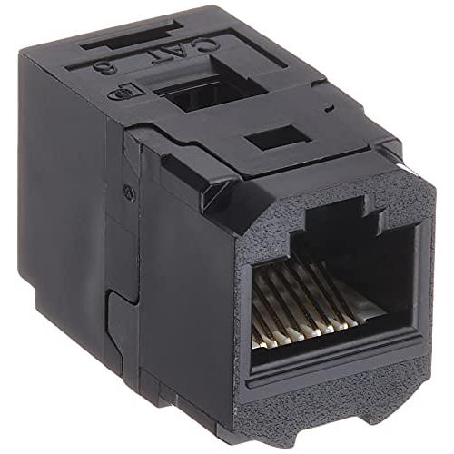 パンドウイットコーポレーション RJ45中継用ジャック (JJアダプター) Cat6 対応 黒 CC688BL | 