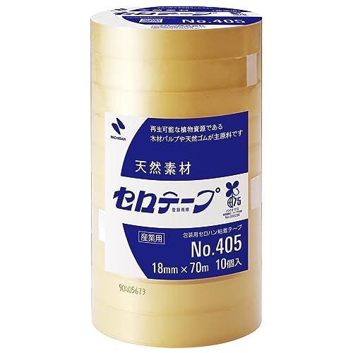 ニチバン セロテープ 大巻 18mm幅 70m巻 10巻入 405-18×70 | 