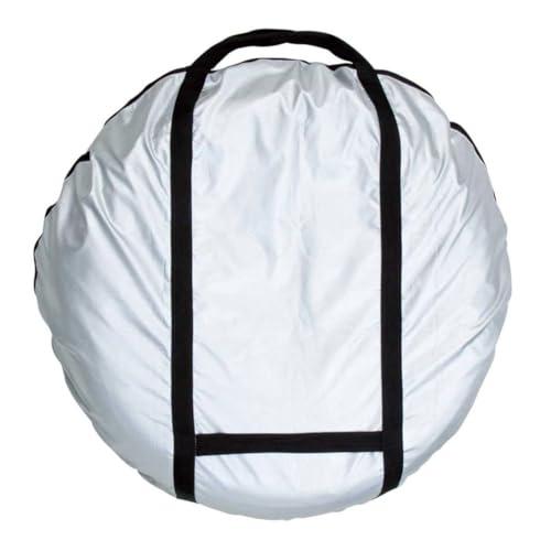 ボンフォーム(BONFORM) タイヤキャリーバッグ軽/普通車1本用 2枚セット ナット袋付き M シルバー 7205-05SI | 