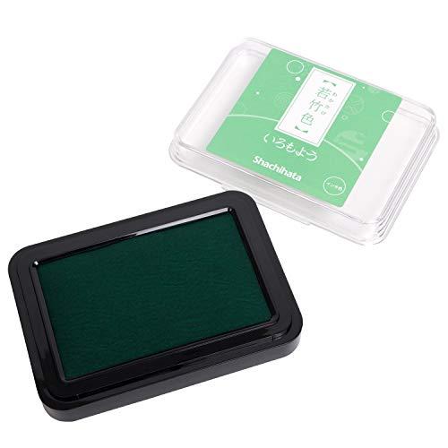 シャチハタ スタンプ台 スタンプパッド いろもよう 若竹色 (わかたけいろ) HAC-1-PG | 