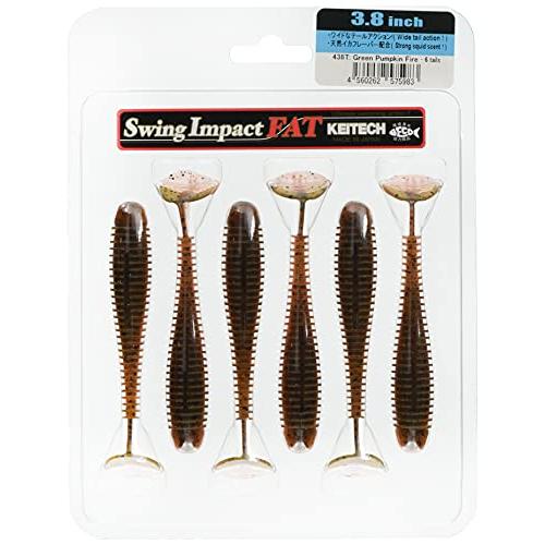 ケイテック(Keitech) スイングインパクト ファット 3.8インチ #438 グリパンファイヤー | 