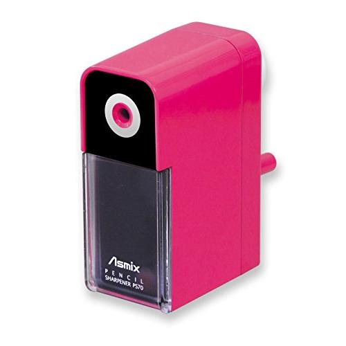 アスカ 鉛筆削り 芯先調整機能付き ピンク PS70P | 