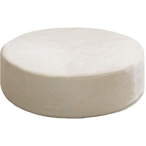 宮武製作所 座布団 アイボリー丸形 直径50×奥行き50×高さ15cm リビング CN-50RIV | 