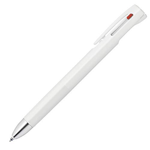 ゼブラ(ZEBRA) 多色ボールペン ブレン 3C 0.5mm 白 パック入 P-B3AS88-W | 