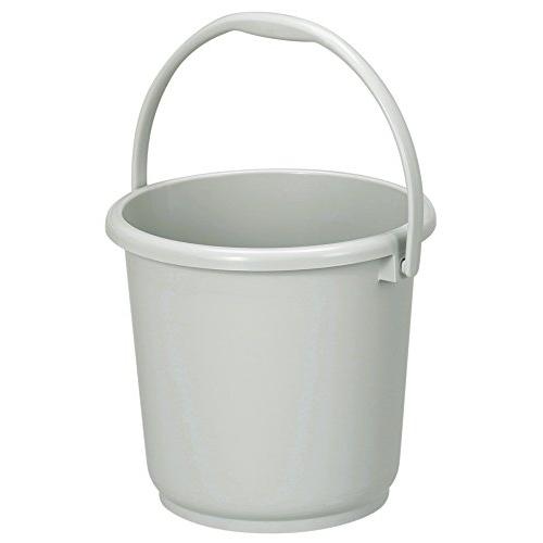 新輝合成 トンボ ニューセレクト バケツ 本体 13L グレー 幅33×奥行30×高さ27.5cm 食品衛生法適合 B-13 日本製 | 