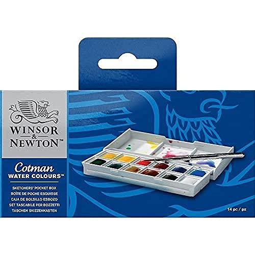 Winsor & Newton ウィンザー&ニュートン 水彩絵具 ウィンザー&ニュートン コットマン ウォーターカラー 12色セット スケッチャ | 