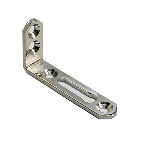 ダイドーハント(DAIDOHANT) ( 補強金物 ) DH ピッタリサポート L型 IL703S N  鉄 / ニッケルめっき  ( 1個入 | 