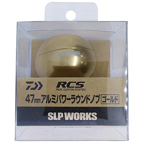 ダイワslpワークス(Daiwa Slp Works) RCS Lサイズ対応 アルミパワーラウンドノブ 47mm ゴールド | 