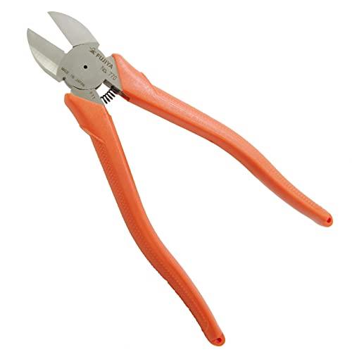 フジ矢 電工名人強力ニッパ (VA線切断) 200mm 刃部鏡面仕上げで切れ味 770-200 | 