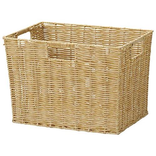 ちどり産業(Tidorisangyou) バスケット ナチュラル 38×26×H26cm | 