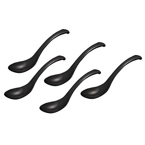 国際化工 マルケイ ユニレンゲ 黒 5本セット フック付 業務用 メラミン 樹脂 L5B | 