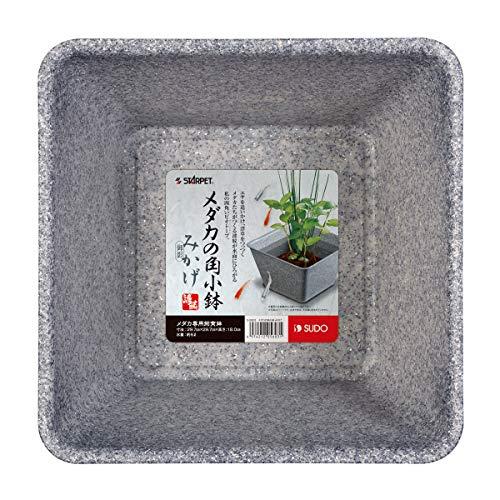 スドー 水槽 メダカの角小鉢 みかげ | 