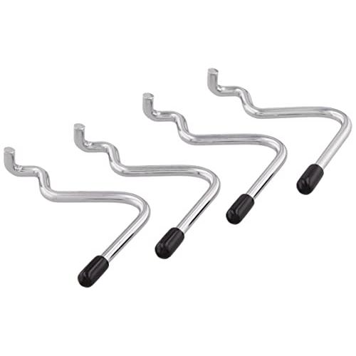 光 パンチングボード用L型フック 黒 4個入 PBLF51 | 