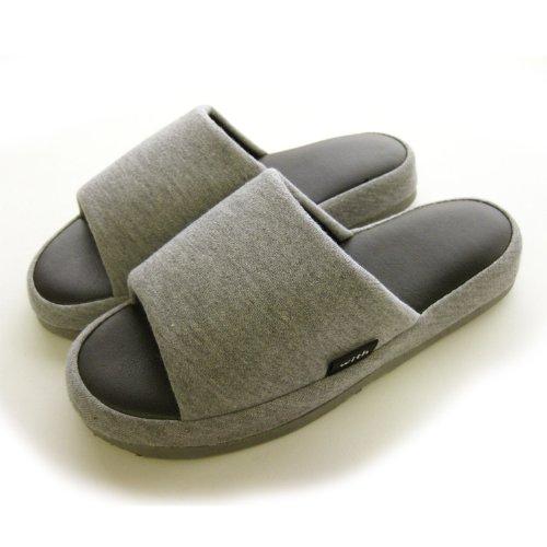 オクムラ スリッパ With 低反発スリッパ Lサイズ グレー NWAA7903BK | 