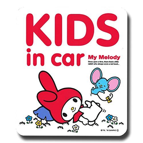 サンリオ マイメロディ KIDS in car ドライブサイン ステッカー 日本製 LCS-596 | 