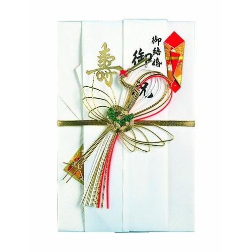 マルアイ 祝儀袋 結婚式 デザイン 和風 大金 鶴 寿 1枚 キ-409 | 