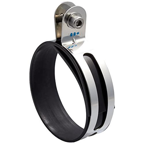 キジマ (kijima) バイク バイクパーツ マフラーバンド ステンレス パンチャータイプ 耐熱ゴム付属(130℃まで) 100mm 209- | 