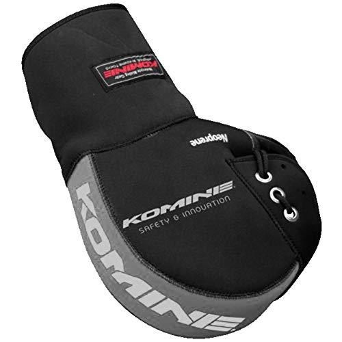 コミネ(KOMINE) バイク用 ネオプレーンハンドルウォーマーロング ブラック/グレー フリー AK-049 422 | 