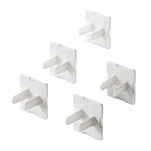 サンワサプライ コンセント安全キャップ 抜け止め用 2P用 5個入 TAP-CAP2P5L | 