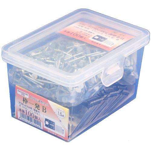ダンドリビス 枠一発 (枠固定金具) 枠B 24号 100個 Bタイプ | 