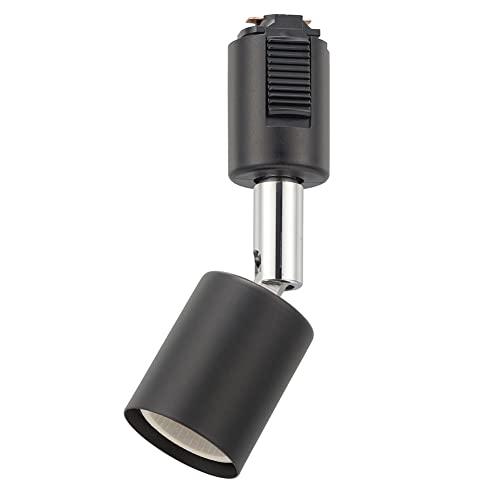 オーム電機 ダクトレール用スポットライト レールライト ライティングダクト用 E26口金 ブラック ORL-E2601-K 06-5006 OH | 