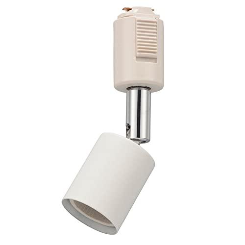 オーム電機 ダクトレール用スポットライト レールライト ライティングダクト用 E26口金 ホワイト ORL-E2601-W 06-5005 OH | 