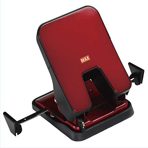 マックス パンチ 軽あけパンチ スクーバ50 50枚開け 2穴 レッド DP-50T/R | 