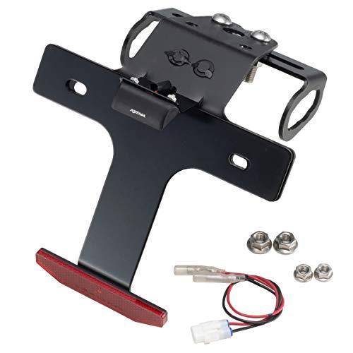 キジマ (kijima) バイク フェンダーレスキット Ninja ZX-25R スリムリフレクター スチール製ブラック仕上げ KAWASAKI | 