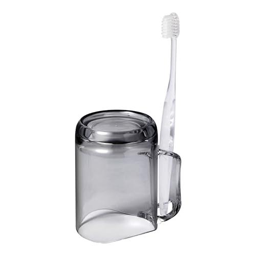 ライクイット ( like-it ) 衛生的に使える うがいコップ 水が切れる スタンドマグ樹脂製 軽量 約幅10x奥7.2x高10cm グレー | 