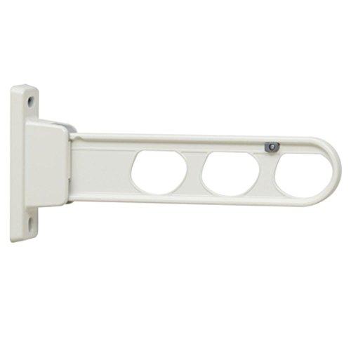 川口技研(Kawaguchigiken) 腰壁用物干し ホスクリーン HD-35-W ホワイト 1本 350ミリ | 