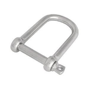水本 ステンレス ロングワイドシャックル 長さ80mm内幅40mm B1418 | 