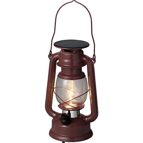 タカショー ソーラーライト 屋外 あかりクラシック ルミエールランタン テラコッタ テラコッタ 間接照明 防水 レトロなひかり スチール・ガラス | 