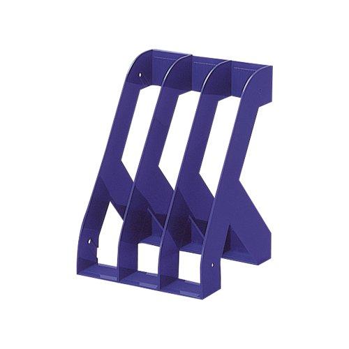 リヒトラブ ブックエンド ファイルスタンド A4 青 A3570-8 | 