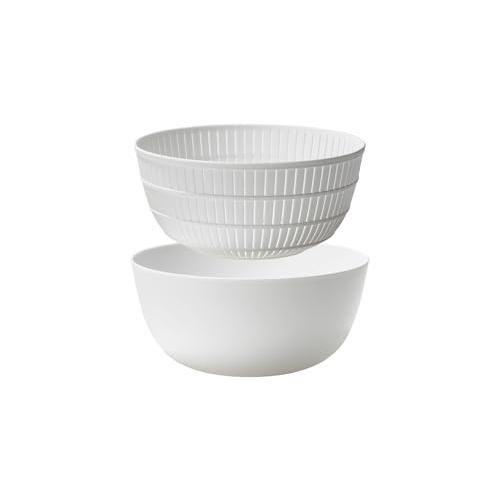 ライクイット (like-it) ざる ボウル Colander&Bowl 米とぎにも使える ザルとボール 樹脂製 3.2L 約Ф22.7×高1 | 