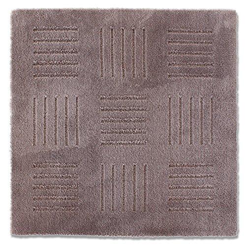 オカ ジョイントキッチンマット ピタプラス ブリック ブラウン 約60×60cm | 