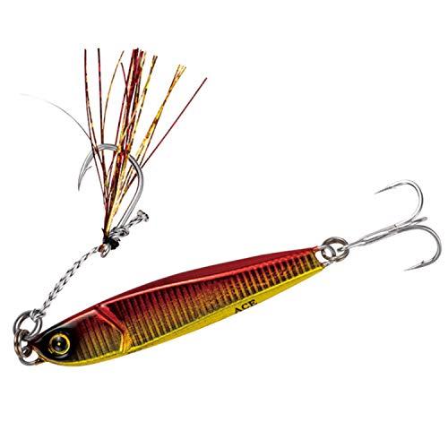 ハヤブサ(Hayabusa) メタルジグ FS415 ジャックアイ エース 60g #3 ケイムラアカキン FS415 | 