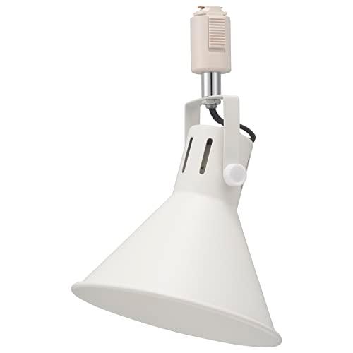 オーム(OHM) 電機 ダクトレール用スポットライト レールライト ライティングダクト用 E26口金 ホワイト ORL-SE26M-W 06-5 | 