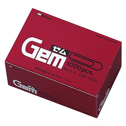ミツヤ ゼムクリップ 小 1000本入り シルバー GM-1300 | 