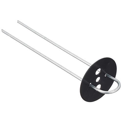 シンセイ Uピン杭 黒丸付 10P 20cm | 