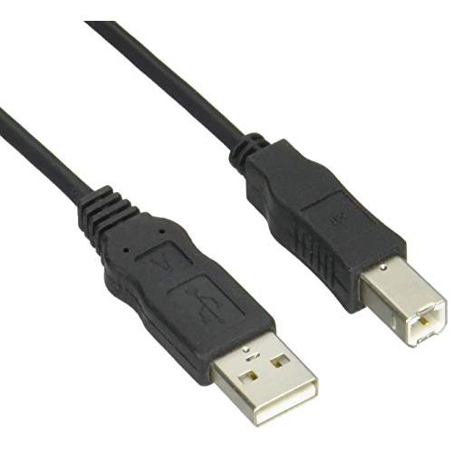エレコム USBケーブル B USB2.0 (USB A オス to USB B オス) RoHS指令準拠 0.5m ブラック USB2-ECO | 