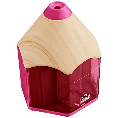 ナカバヤシ 電動鉛筆削りき えんぴつタイプ ピンク DPS-311KP | 