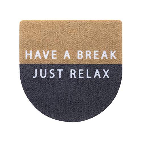 ベストコ(Bestco) トイレのフタに貼る 消臭シート ルール ブラック&ナチュラル 1枚 簡単 おしゃれ インテリア 日本製 MA-2305 | 