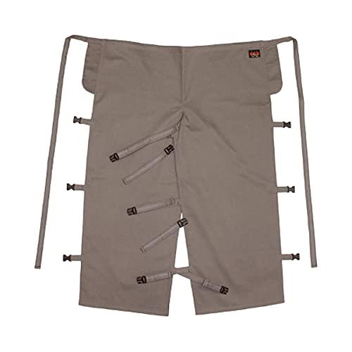 日光物産 AMTX AX1202 防炎前掛 ローハイド F グレー | 