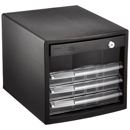 ナカバヤシ A4レターケース 書類入れ 仕切板対応 K4段 ブラック A4E-SK4B | 